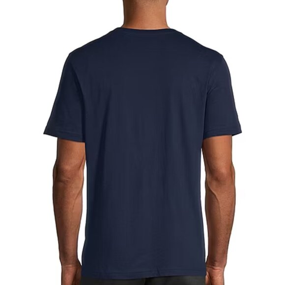 NWT Xersion Xtreme Cotton Mens Crew Neck Short Sleeve T-Shirt, Signature Navy - Picture 3 of 14